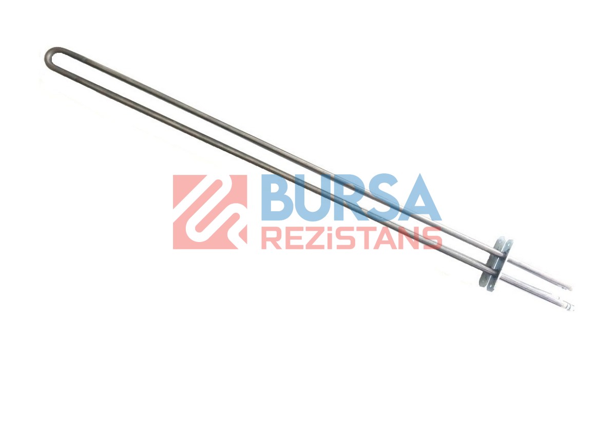 U Tip Flanşlı Fırın Rezistansı