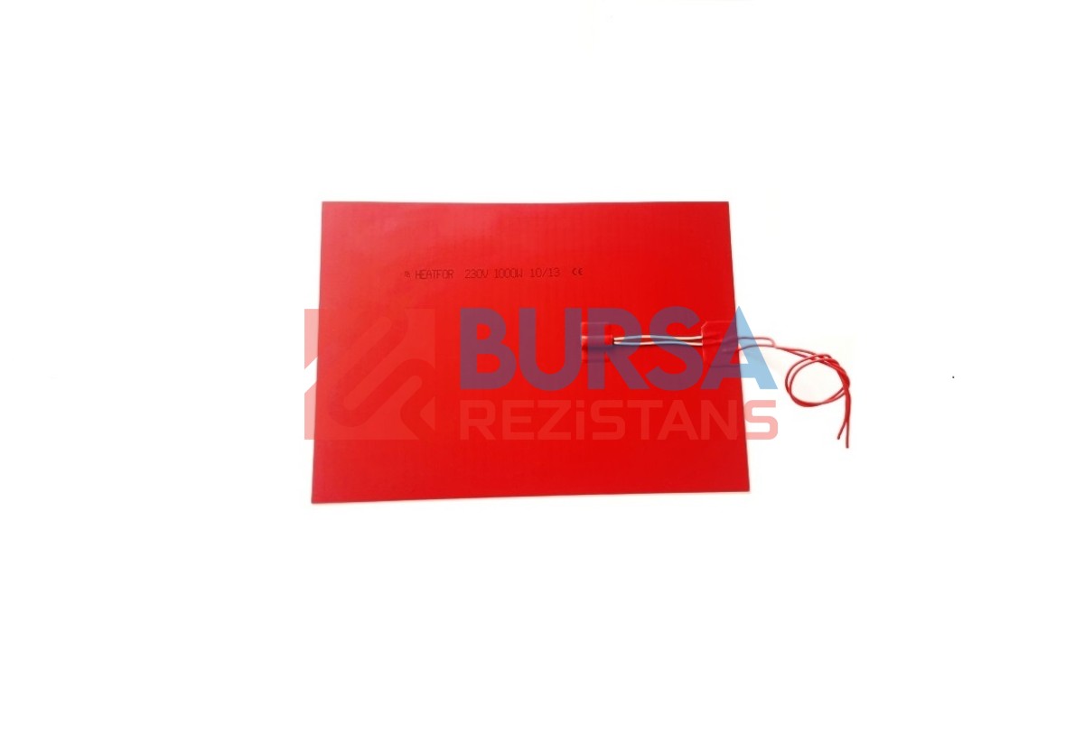 Silikon Benmari Rezistansı 25*35cm 1000W