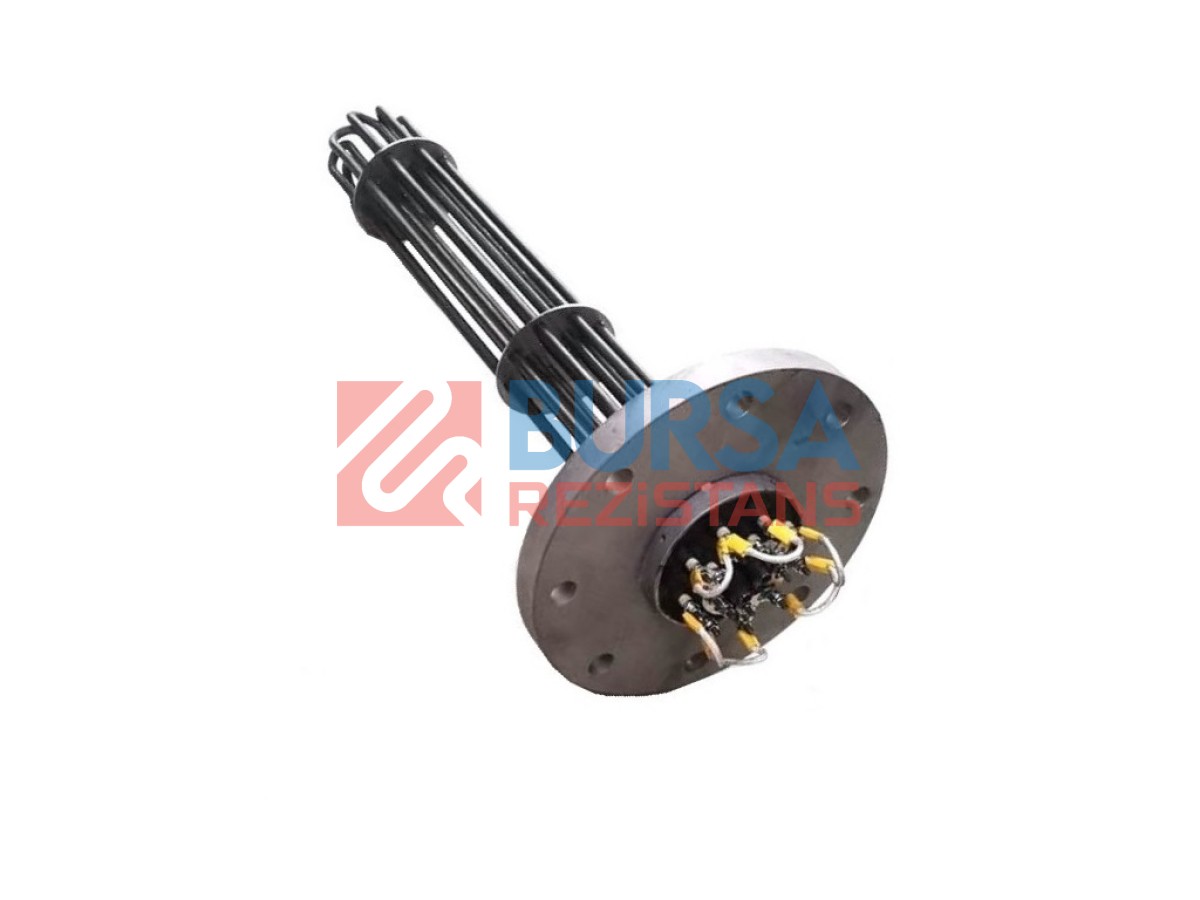 Flanşlı Incoloy 800 Rezistans 1,8KW
